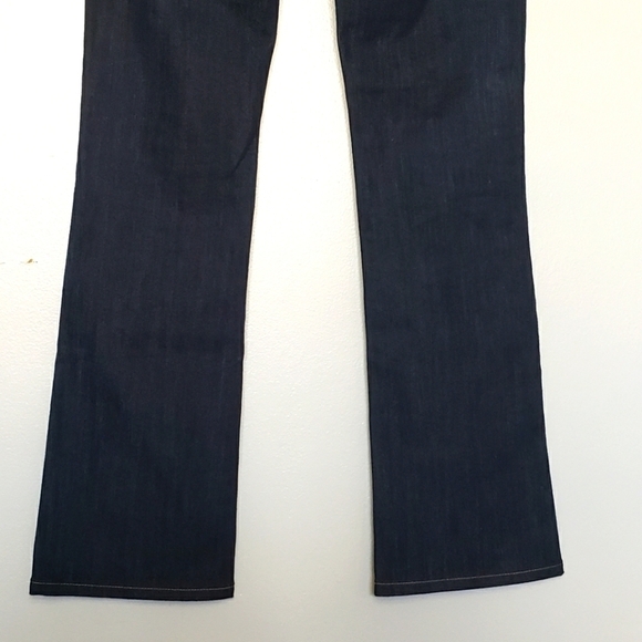 Rich & Skinny Wrinkle Rinse Dark Wash Boot Cut Jeans 26 - Picture 7 of 10